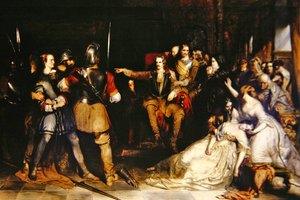 Claverhouse befiehlt Morton zu erschießen von Robert Scott Lauder