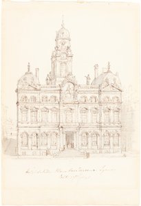 Rathaus, Place des Terreaux, Lyon von Robert Smirke