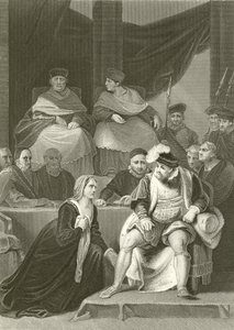 Prozess der Ehe von Heinrich VIII von Robert Smirke