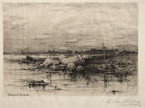 Die Mündung des Apponigansett von Robert Swain Gifford