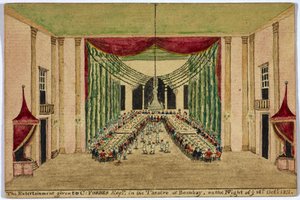 Die Unterhaltung, die Herrn C. Forbes im Theater in Bombay in der Nacht des 16. Oktober 1811 gegeben wurde. von Robert Temple