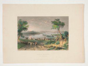 Centre Harbour, Lake Winnipesaukee, Illustration für Nathaniel Parker Willis von Robert Wallis