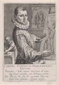 Porträt von Cornelis Cornelisz. van Haarlem