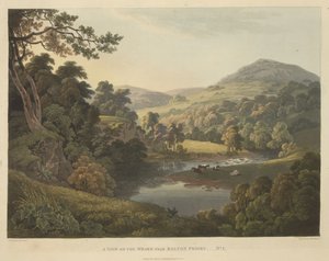 Ein Blick auf den Kai, in der Nähe von Bolton Priory von Robert the Elder Havell