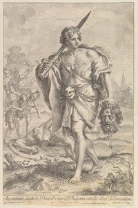 David mit dem Kopf von Goliath, 1680-1743