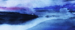 Indigo Horizont Abstraktion von RodMacIver