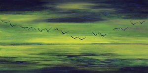 Serener grüner Flug von RodMacIver