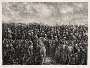 Cäsar und seine Gefangenen, 1878