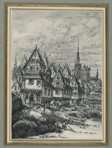Fischereihafen von Rodolphe Bresdin