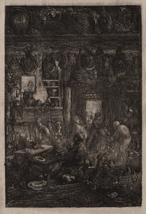 Moldawisches Interieur von Rodolphe Bresdin