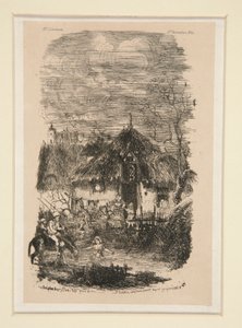 Pavillon de ferme aus La Revue fantaisiste von Rodolphe Bresdin