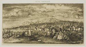 Die römische Armee, aus Revue Fantaisiste von Rodolphe Bresdin