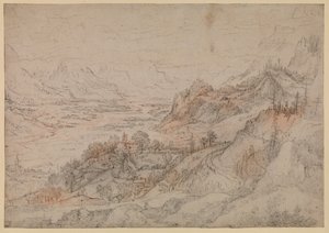 Berglandschaft - Inntal in Tirol, 1607