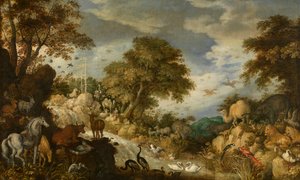 Orpheus und die Tiere von Roelandt Jacobsz. Savery