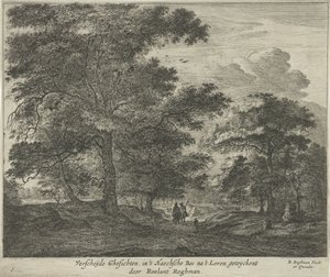 Waldweg im Haagse Bos von Roelant Roghman