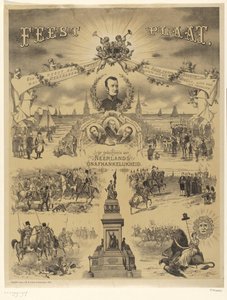 Gedenkblatt zur Erinnerung an die Unabhängigkeit der Niederlande, 1813-1888 von Roelof Raar