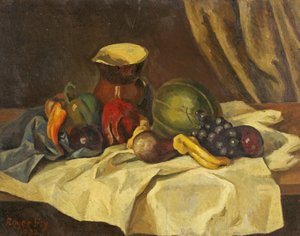 Stillleben - Obst mit Krug