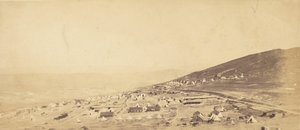 Lager der 4. Leichten Dragoner, Offiziersquartiere von Roger Fenton