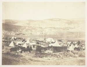 Lager der 5. Dragonergarde von Roger Fenton
