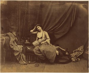 Kontemplative Odaliske von Roger Fenton