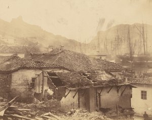 Hütten in Balaklawa von Roger Fenton
