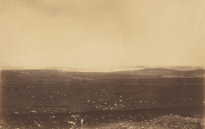 Entfernter Blick auf Sebastopol mit den Linien der Gordons Batterie
