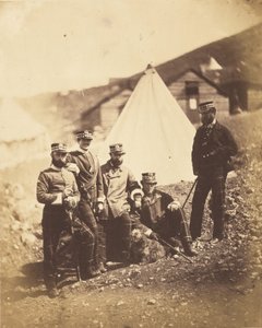 Offiziere der 71. Highlanders von Roger Fenton