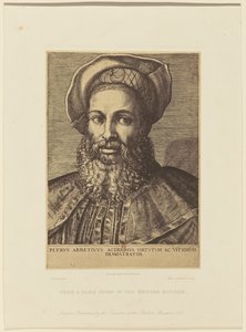 Reproduktion eines Stichs von Marc Antonio nach einem Porträt von Tizian von Roger Fenton