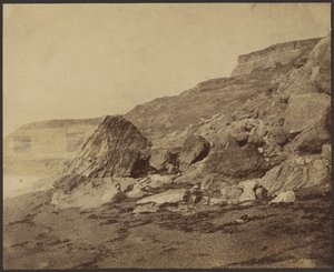 Rocken End (Blick nach Westen), Isle of Wight von Roger Fenton