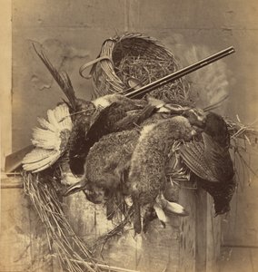Stillleben mit Wild und Gewehr von Roger Fenton