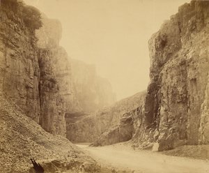Die Cheddar-Klippen, das zentrale Tal von Roger Fenton