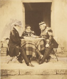 Der Kriegsrat am Morgen der Einnahme des Mamelon von Roger Fenton