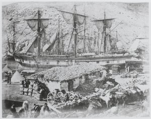 Der Vieh-Pier im Hafen von Balaklava