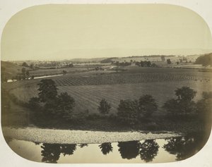 Tal des Ribble und Pendle Hill, 1859