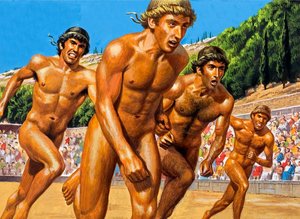 Olympische Läufer