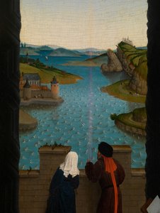 (Detail) Heiliger Lukas zeichnet das Porträt der Jungfrau