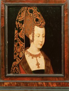 Isabelle de Bourbon, Ehefrau von Charles le Temeraire, oder Isabella von Portugal, Ehefrau von Philippe le Bon von Rogier van der Weyden