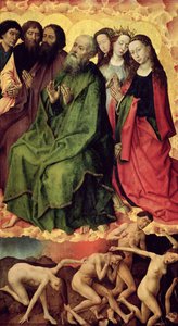 Das Jüngste Gericht, der Eingang der Verdammten in die Hölle, ca. 1445-50 von Rogier van der Weyden