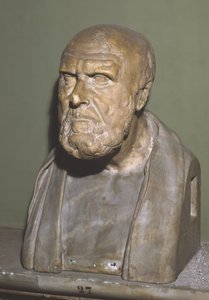 Büste des Chrysippos von Soli, römische Kopie des hellenistischen Originals von Roman