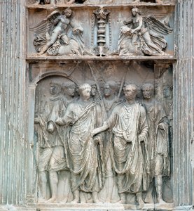 Kaiser Trajan kehrt aus Germanien zurück, 99 n. Chr. von Roman
