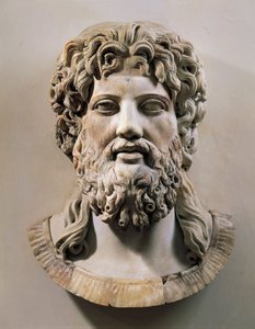 Kopf des Asklepios oder Zeus (Marmor)