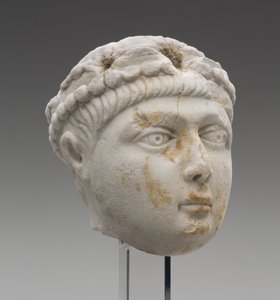 Kopf des Kaisers Honorius als Kind, spätes 4. Jahrhundert n. Chr. von Roman