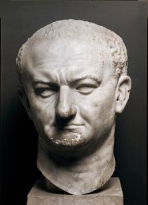 Kopf des römischen Kaisers Vespasian (Titus Flavius Vespasianus) von Roman