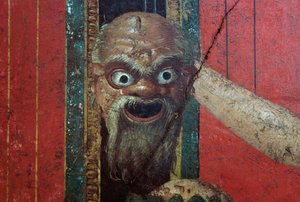 Einweihungsriten des Dionysoskults, Fresko aus der Villa Dei Mysteri von Roman