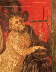 Einweihungsriten des Dionysos-Kults, Fresko aus der Villa Dei Mysteri von Roman