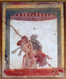 Liebe und Psyche (Fresko, 60-80 n. Chr.) von Roman