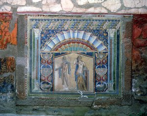 Mosaik aus dem Haus von Neptun und Amphitrite (Mosaik) von Roman