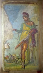 Priapus, aus der Casa dei Vettii (Haus der Vettii)