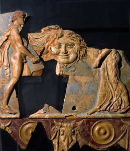 Relief aus dem Bereich des Apollo-Tempels, Palatin-Hügel, Rom von Roman