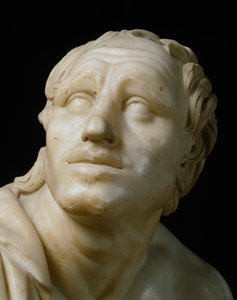 Römische Kunst: „Ein Schärfer, der seine Messer schärft“ (Detail) von Roman